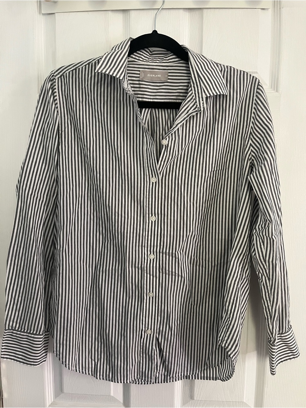 Everlane striped cotton button down